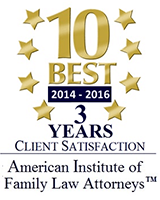 10 Best 2014 - 2016 American Institute of Family Law Attorneys